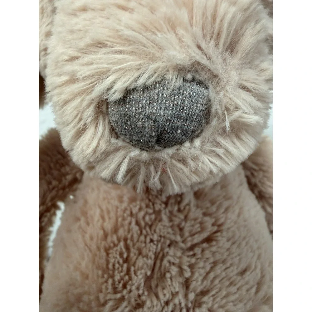 Jellycat Bashful Luxe Puppy Orlando Gold Tag, Shimmer Nose 12